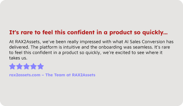Rax2 Testimonial